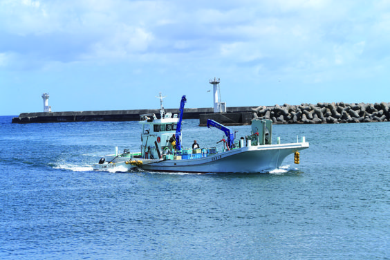 その日に出港して、その日に帰港するのが定置網漁。船での宿泊が伴う遠洋漁業と異なり、定置網漁はプライベート時間が確実に確保できる。
