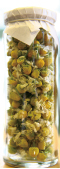 フリーズドライのジャーマンカモミール。ハーブティやお菓子に使えば、鮮やかな黄色のアクセントに。