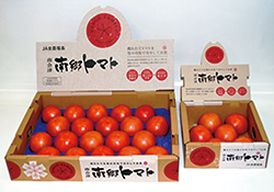 栽培開始から50 年の歴史を持つ「南郷トマト」。
